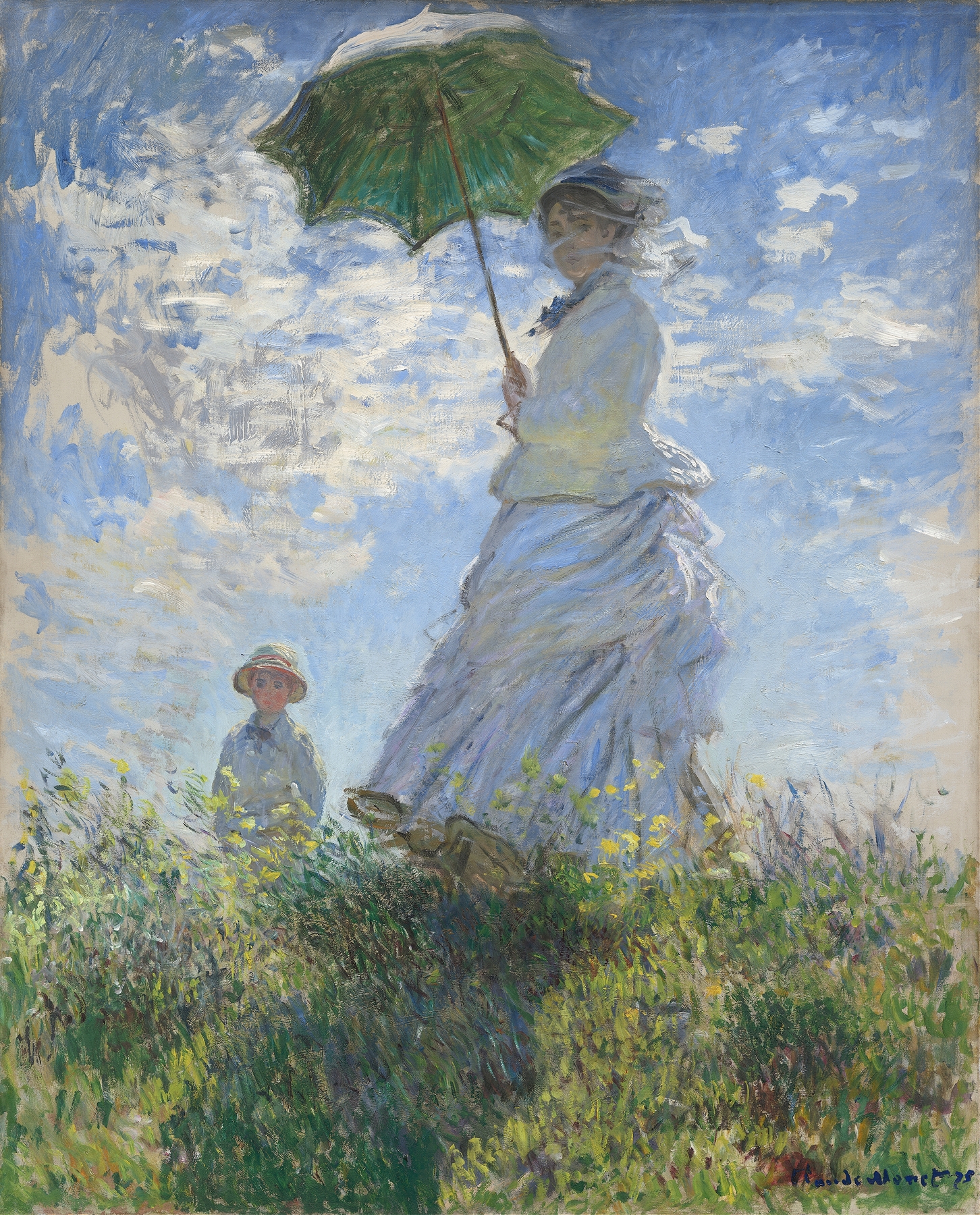 Monet Impressionist painting, reference for the Monet pet portrait style